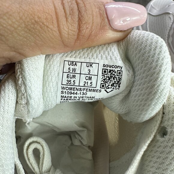 Saucony Cohesion 17 Women's size 5 Ivory Running Shoes S10944-130 - Picture 8 of 8